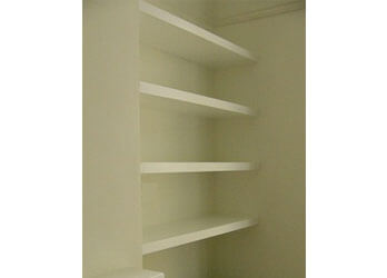 Alcove shelving