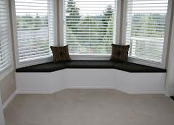 Bedroom bay window seat